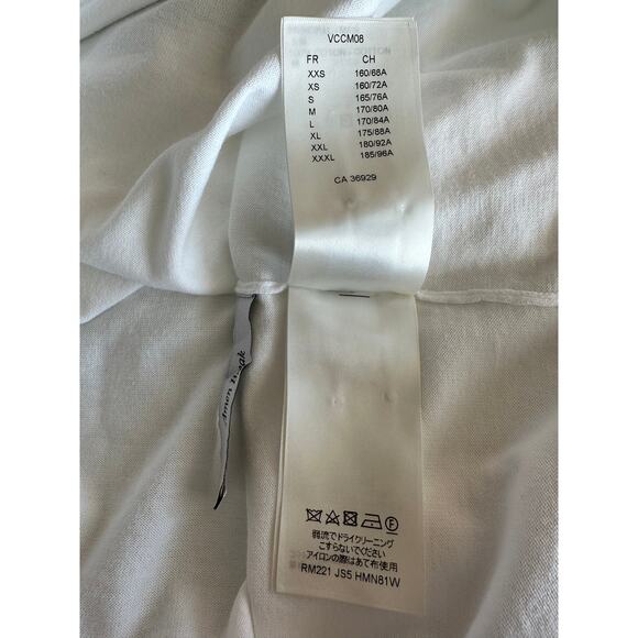 Louis Vuitton White & Green Vuitton Intarsia T-Shirt - Picture 6 of 8